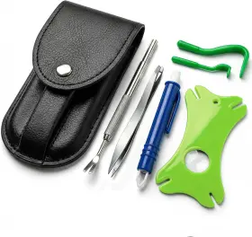 Venomkiller 744759601612 6-in-1 Tick Remover Kit Removal Tool Set With Stainless Steel