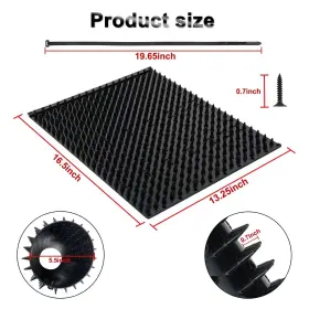 708500812375 VENSHUN Silicone Massage Scratching Pad Set Body #3
