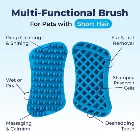 9G-R565-WWV1 VETNIQUE LABS Furbliss Dog Brush Cats Pets Hair #3