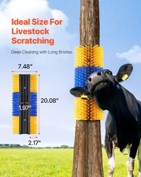197988649496 VEVOR Livestock Scratching Brush Itch Relief
