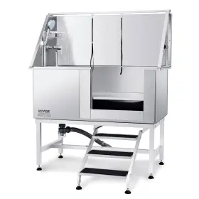 BXGCWYG50YKMK7QE3 VEVOR Pet Dog Bath Tub Steel Wash Station