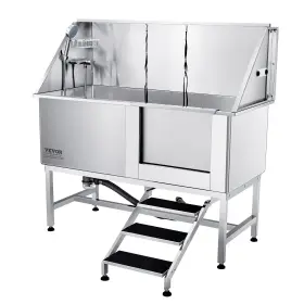 BXGCWYG62YKM2ATAY VEVOR Pet Dog Bathing Station Stairs Steel