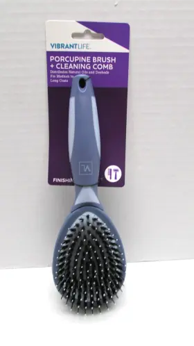 413851 VIBRANT LIFE Porcupine Brush Clean Dogs Coats Pins