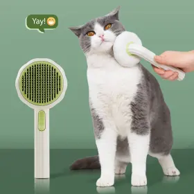 AW-C-268 VIOJOJO Cat Brush Dog Release Shedding Cleaning Comb #2