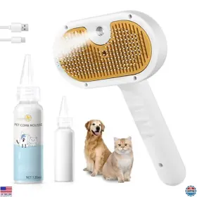 B0DRPCQ9WN VISIT THE VVWVVW STORE Pet Steam Brush Dogs Cats
