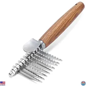 B0BDF52GFZ VISIT THE WOPQAEM STORE Dog Dematting Comb Wooden