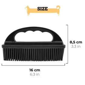 260448133777 VITAZOO Pet Hair Remover Brush Couch Carpet Cat #2