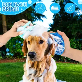 744759765680 VIWIK Dog Brush Set Scrubber Ring Handle #3