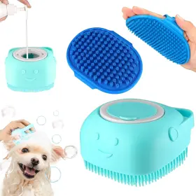 744759765680 VIWIK Dog Brush Set Scrubber Ring Handle