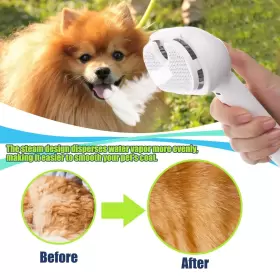 313103894866 VODOLO Cat Steam Brush Rechargeable Steamy Hair #2