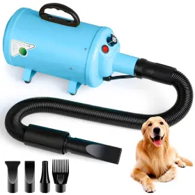 702735920201 VOWNER Dog Hair Dryer Pet Blower Force Bla
