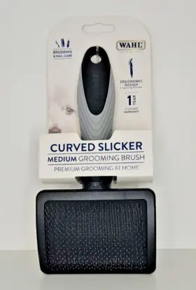 043917112350 WAHL Curved Clicker Pet Brush