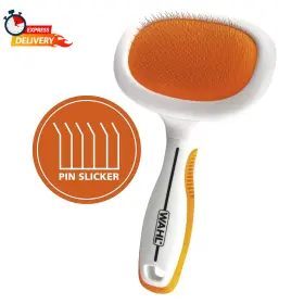 858407 WAHL CLIPPER CORP Pet Slicker Brush Ergronomic Rubber
