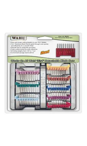 13642 WAHL PROFESSIONAL ANIMAL Steel Comb Set Wahls