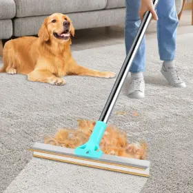 752072055326 WALVERDANT Carpet Rake Pet Hair Removal Tool Dog