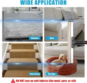 705353777066 WANJOTEC Carpet Rake Pet Hair Removal Dog Cat #3