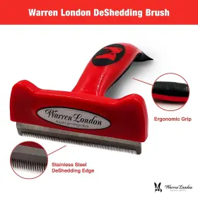 800812 WARREN LONDON Deshedding Dog Brush Steel Tool #3