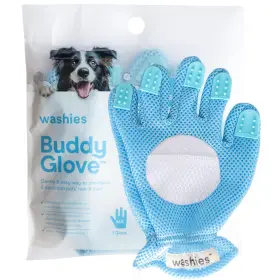 20030 WASHIES Buddy Glove Pet Bathing Brushing Massaging