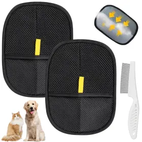CWMS00231 WAZNFYV Pet Hair Removal Glove Electrostatic Reusab