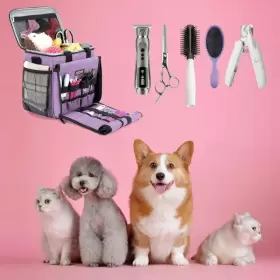 445030581564 WDM Pet Tote Bag Groomer Tool Cat Dog Organi Kit #2