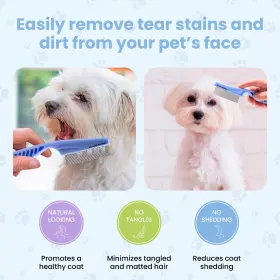 065017206048 WE LOVE DOODLES Dog Comb Flea Tear Stain Remover #3