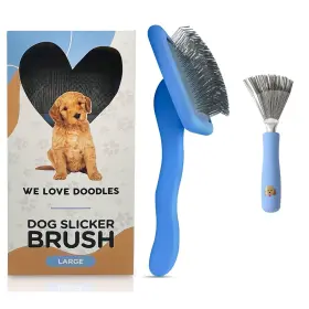 065017206093 WE LOVE DOODLES Slicker Brush Cleaner Dog Doodle