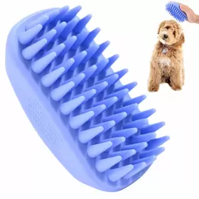 065017206116 WE LOVE DOODLES Dog Bath Brush Pet Rubber Shower