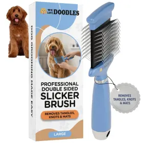 065024293192 WE LOVE DOODLES Double Slicker Brush Dematting