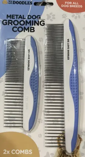 197644237234 WE LOVE DOODLES Pack Dog Combs Shedding Knots