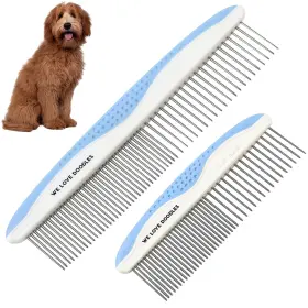 Combpack WE LOVE DOODLES Dog Comb Matting Doodle Brush
