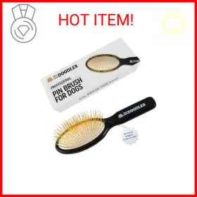 APLUS-V2 WE LOVE DOODLES Pin Brush Pet Detangler Dog Shedding