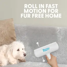 198168322154 WEENY PAWS Pet Hair Remover Lint Roller Cat Dog #3