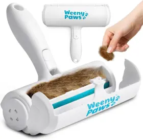 198168322154 WEENY PAWS Pet Hair Remover Lint Roller Cat Dog
