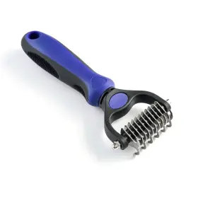 GKGS01BLUE-01-S WEPET Rake Dogs Cats Double Deshedding