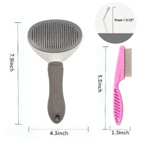 GOUSUA-2 WEYANG Cleaning Slicker Brush Dogs Cats Pet Hair #3