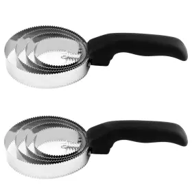 705353983245 WHZAZGW Steel Curry Comb Horse Brush Rings
