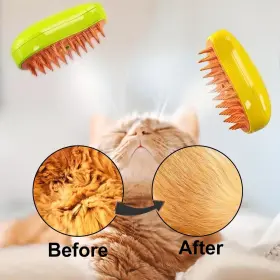 654094426941 WIPLAY Steamy Cat Brush Spray Rechargeable Pet #3
