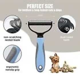 445008193171 WOBEVB Pet Brush Deshedding Double Shedding #3