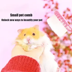 788285875659 WOLEDOE Hamster Brush Comb Guinea Ferrets Rats #3