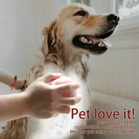 786292290809 WOLEIGIAO Dog Bath Brush Pet Massage Shampoo #2