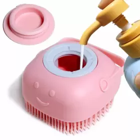 786292290809 WOLEIGIAO Dog Bath Brush Pet Massage Shampoo