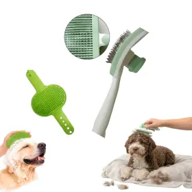 313027145181 WOOFS AND PURS Cleaning Deshedding Dog Brush