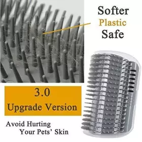 917245360148 WWVVPET Pack Cat Groomer Dog Corner Wall Comb #2