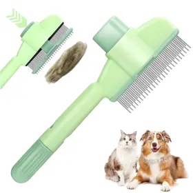445021570546 XANGNIER Pet Hair Removal Comb Cleaning Brush