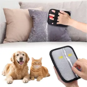 K-265 XANGNIER Electrostatic Pet Hair Remover Glove Double