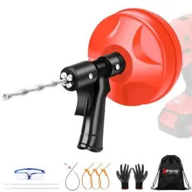 XAA8 XFIRE-GEAR Drain Auger Double Snake Tool Plumbing #3