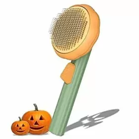AW-C-201 XH PET Cat Brushes Cleaning Brush Shedding Pumpkin #2