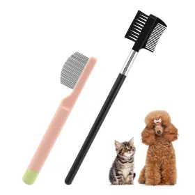 22448214 XKQTRMVA Pet Facial Comb Steel Dogs Cats