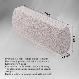 711181161977 XUNIEA Pet Hair Remover Cat Removal Pumice Tool #2