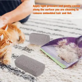 711181161977 XUNIEA Pet Hair Remover Cat Removal Pumice Tool #3